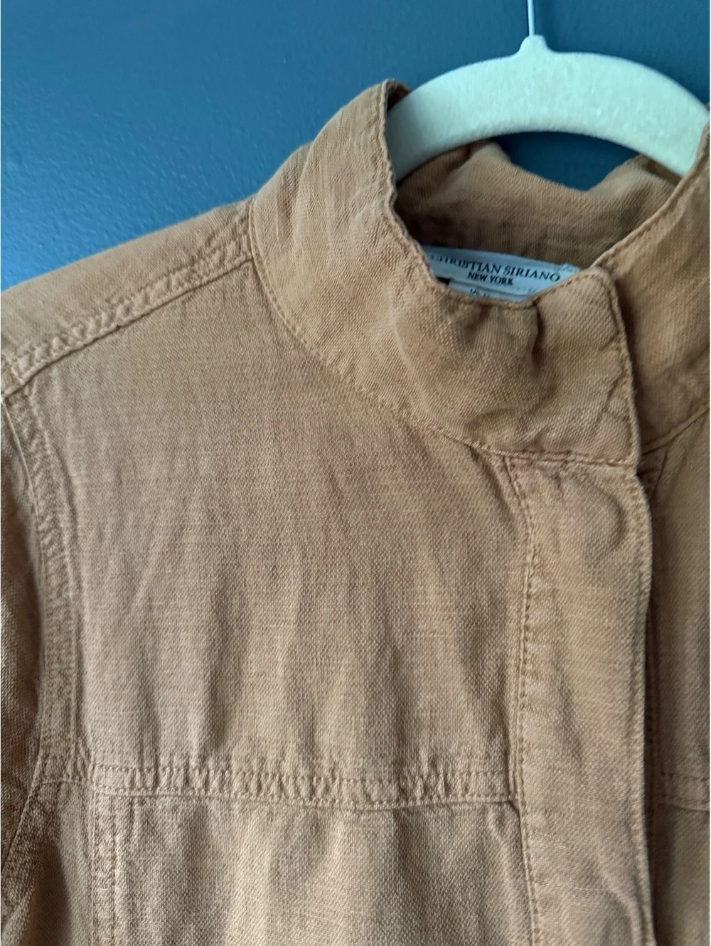 Christian Siriano Linen Lyocell Jacket Size M